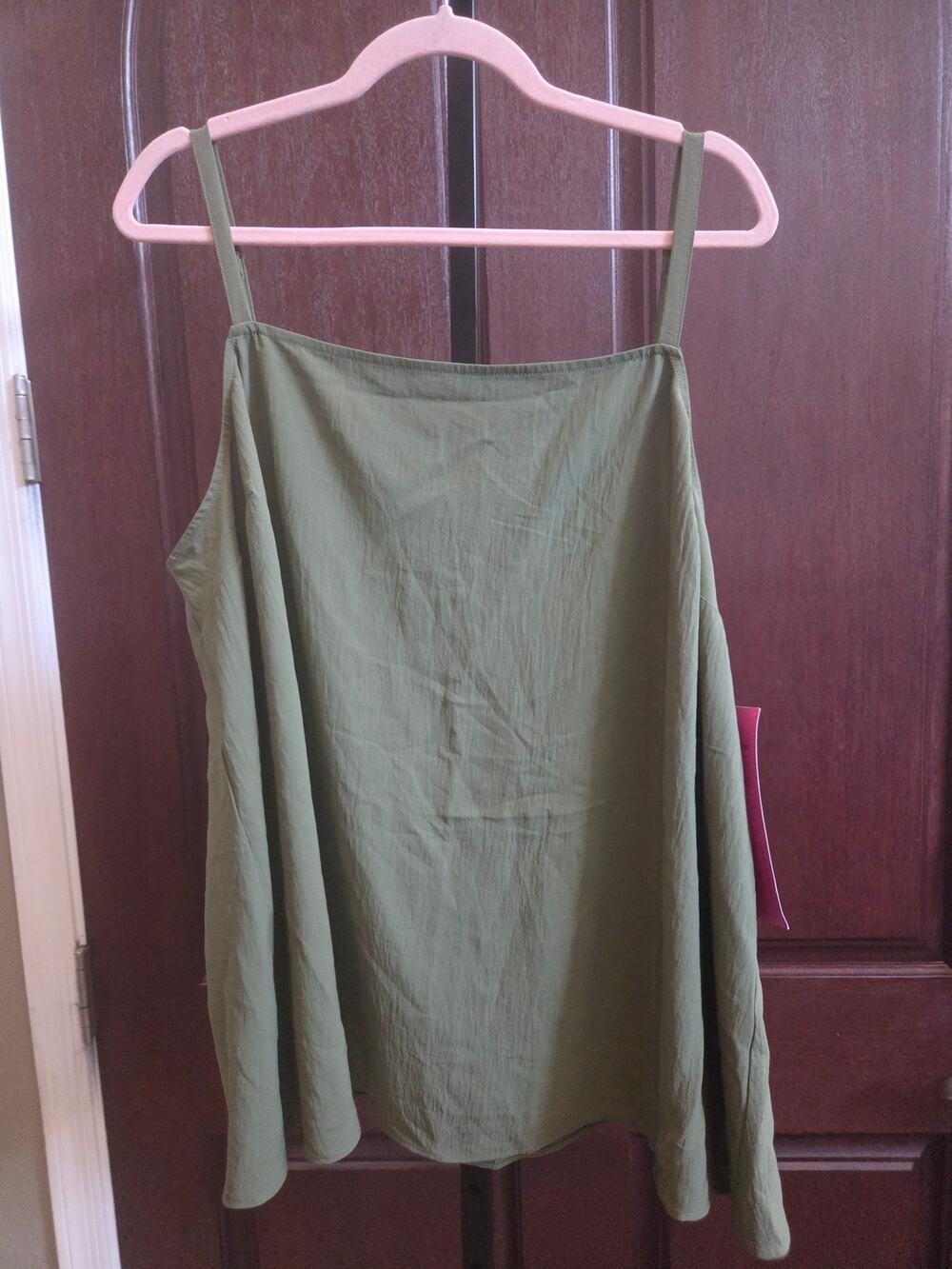 NWT Torrid Olive Green Square Neck Cami Tank Top Plus Size 2 2X 18-20